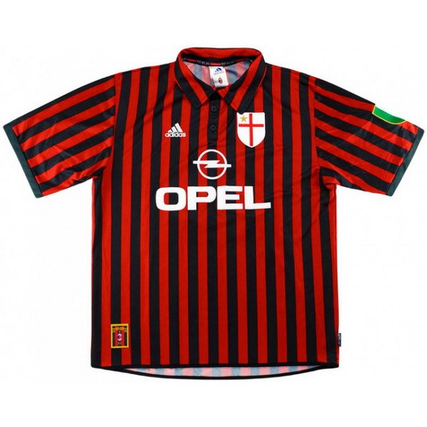 Thailandia Maglia AC Milan Prima Retro 1999 2000 Rosso